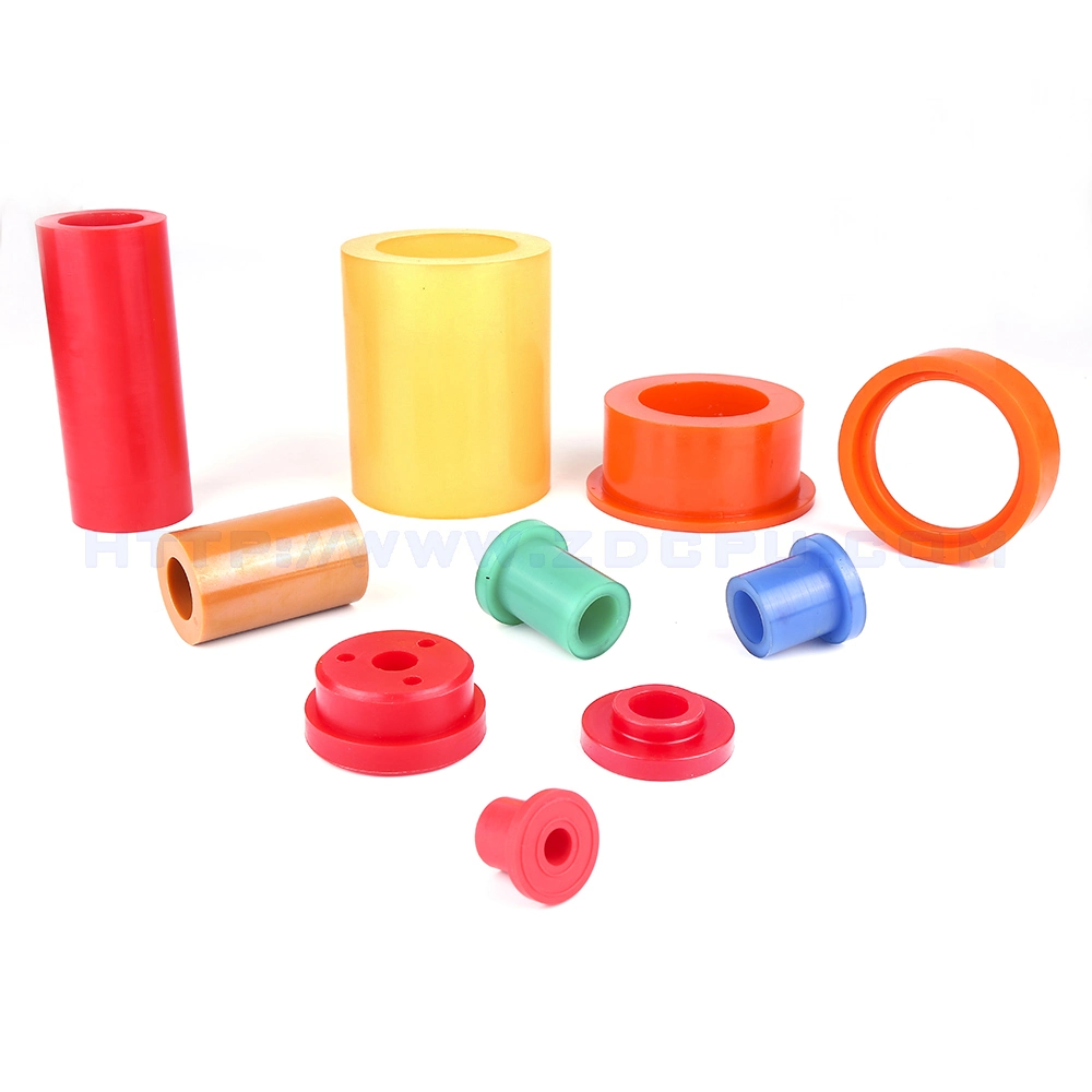 Customize Polyurethane HDPE Silicone Rubber Bushing, Flange Sleeve Bushing