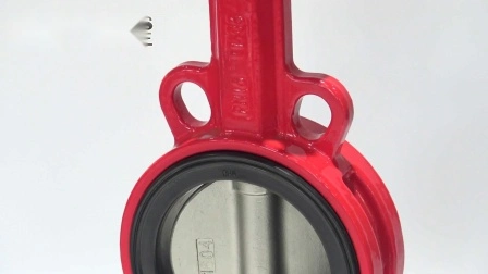 Konzentrische Hochleistungs-Absperrklappe aus NBR/FKM mit weicher Gummiauskleidung und Hebelgriff, Getriebe 125lb/150lb/Tabelle D/E/F/Cl125/Cl150